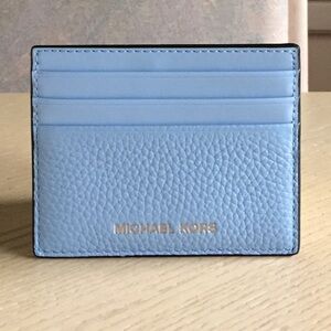 Michael Kors Cooper Light Sky Card Holder Case